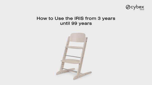 Как пользоваться стулом IRIS от 3 до 99 лет CYBEX