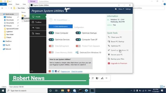 Portable Pegasun System Utilities смотреть онлайн