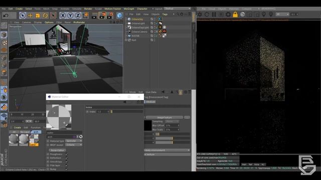 How to make realistic water | Cinema 4D | Octane Render смотреть онлайн