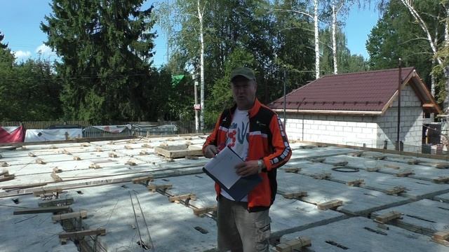 Строительство одноэтажного дома с цокольным этажом. Часть 4 смотреть онлайн