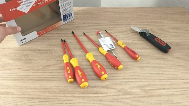 WIHA Screwdriver set PL PH Electric 1000V 6 piece Silent Unboxing смотреть онлайн