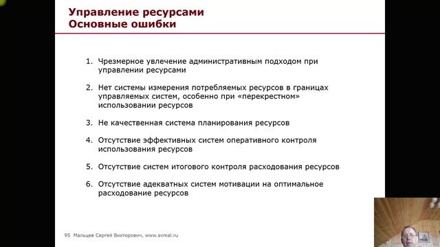 Тренинг: Мини МВА. Часть 109. (Мальцев Сергей Викторович)