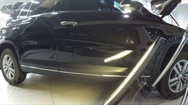 Ремонт вмятины без покраски на VW #Tiguan смотреть онлайн
