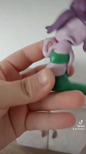 Cala Maria Made With Polymer Clay #polymerclayart #art #cupheadshow #cuphead #calamaria #shorts