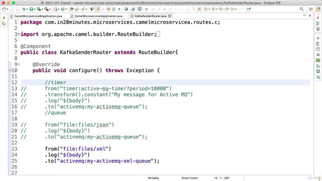 2_8. Step 08 - Sending and Receiving messages on Kafka with Camel смотреть онлайн