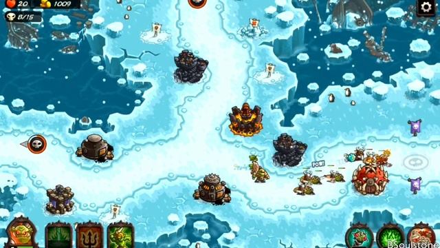 Kingdom Rush: Vengeance - Level 8 (Frozen Rapids) смотреть онлайн