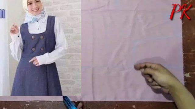 cara membuat pola overall dewasa #pemula смотреть онлайн