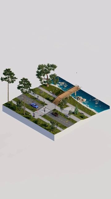 Landscape Visualization #architecture #archicad #lumion #visualization смотреть онлайн