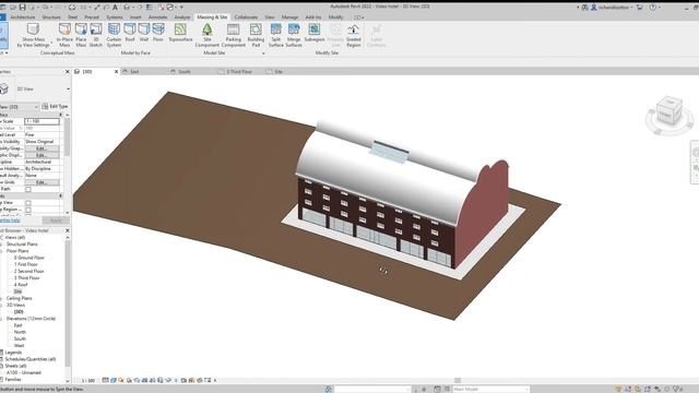7 Toposurface Part 1 Revit Tutorial смотреть онлайн