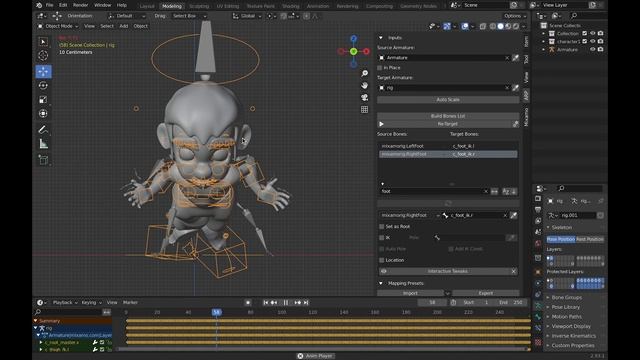 Blender2.93 Tested retargeting without checkmark in IK check box смотреть онлайн