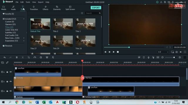 Cinematic Golden Slideshow || Filmora 9 Tutorial