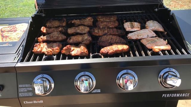 🔥🔥REVIEW On CHAR BROIL Performance (4 Burner gas grill) with a side burner 🔥🔥 смотреть онлайн
