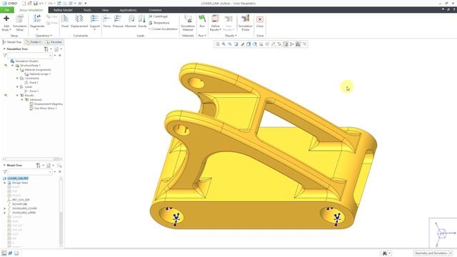 Creo Parametric - Creo ANSYS Simulation - Structural Analysis