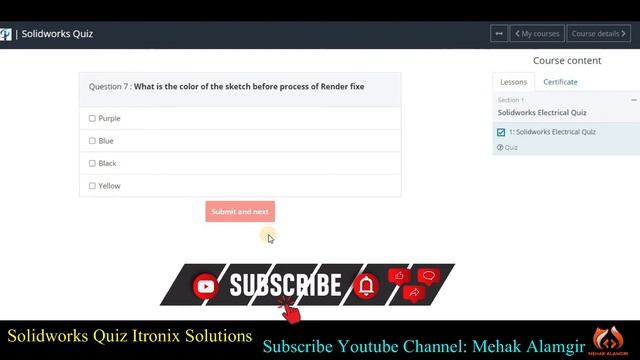Solidworks Free Certificate | Mechanical Engineering Free Online Certification Courses and Quizzes смотреть онлайн