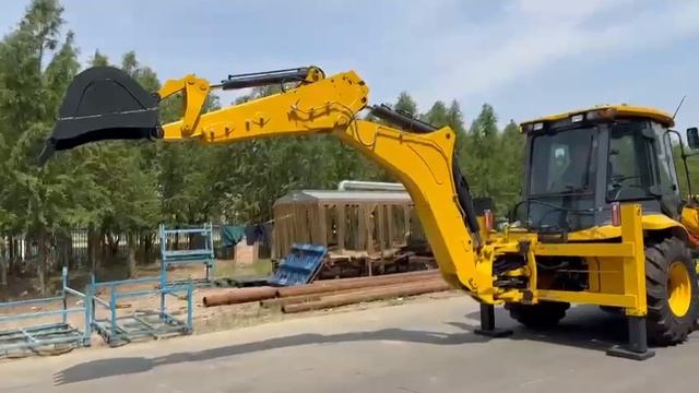 Высококачественный экскаватор погрузчик