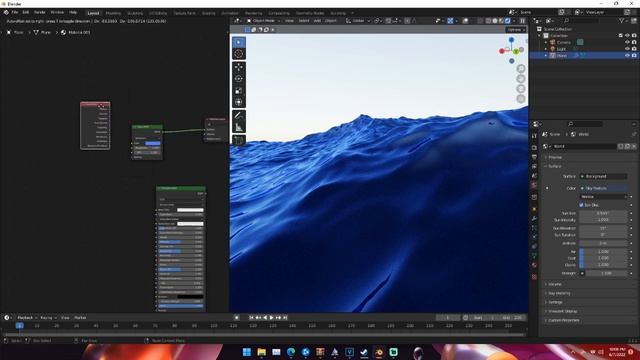 Easily Create an Ocean in Blender - Blender 3.1 Tutorial смотреть онлайн