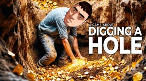 НАШЛИ СЕКРЕТНОЕ СОКРОВИЩЕ ПОД ЗЕМЛЁЙ!ИГРА A GAME ABOUT DIGGING A HOLE ПРОХОЖДЕНИЕ!Я СТАЛ КОПАТЕЛЕМ!