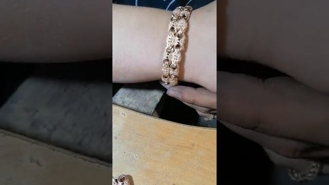 Изготовление золотого браслета #goldchain смотреть онлайн