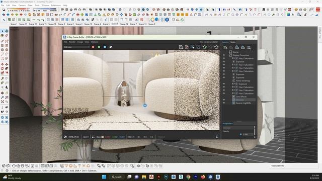 Creating Metal Materials in Vray 5.0 | SketchUp 2021 | SketchUp #2 смотреть онлайн