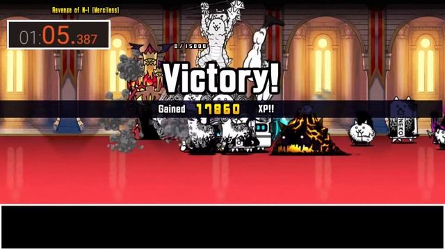Battle Cats - King Wahwah's Return | Speedrun, No Items | Advent Boss (King Wahwah)