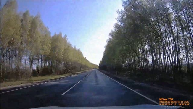 Егорьевское шоссе. А-108 - вход в Рязанскую область. смотреть онлайн