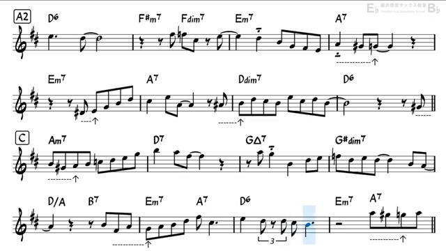 L-O-V-E - Backing Track with Sheet Music for Alto Sax (Take-1,Revised) смотреть онлайн