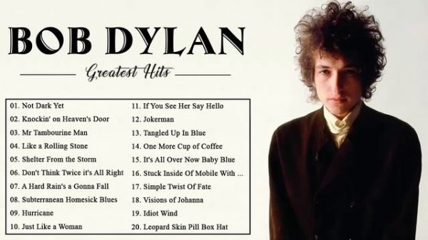 Bob Dylan Greatest Hits - Best Songs of Bob Dylan