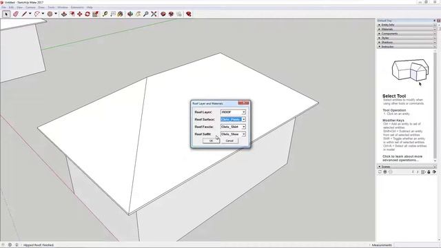 TIG Roof SketchUp Atap Limas atau Hipped Roof смотреть онлайн