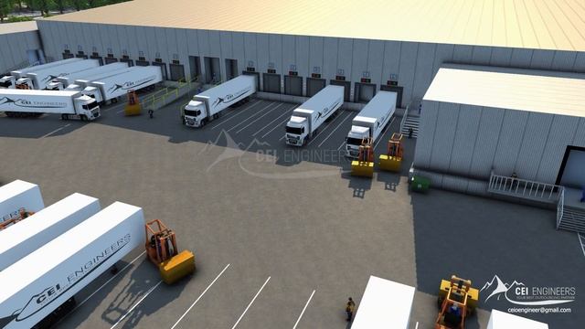 Truck Loading in Infrawork, 3D max & Civil 3D I CEI Engineers смотреть онлайн