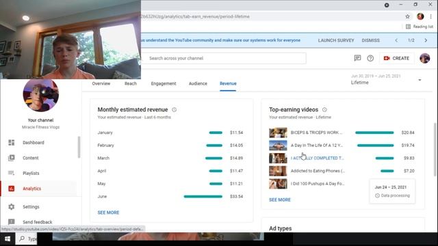 How Much Money do I Make With 3 Thousand Subscribers? (13 years old) смотреть онлайн