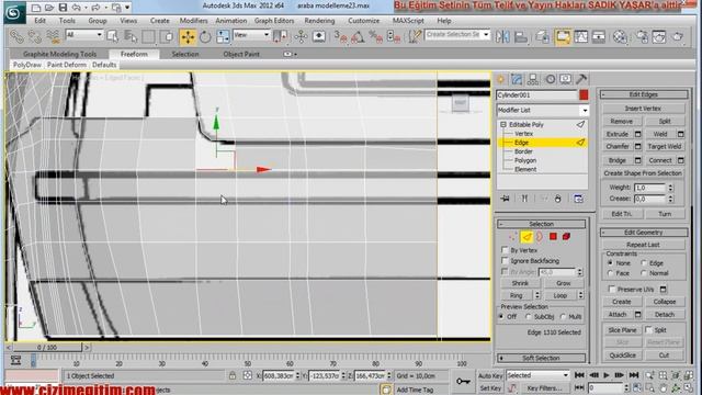 3ds Max Araba Modelleme-18.24.arka tampon modelleme (devamı) смотреть онлайн
