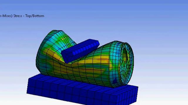 Explicit analysis of soda can crush in Autodyn Ansys смотреть онлайн