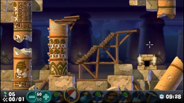 PSP Lemmings (Save the Lemmings with Floaters)