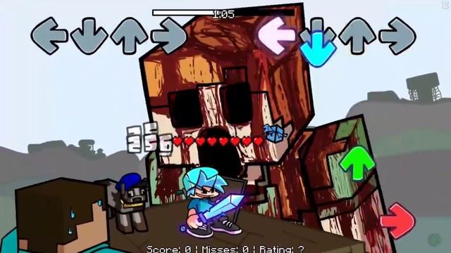 Friday night Funkin/song bludlust/bf vs gigantic alex/fnf mod/horor maincraft смотреть онлайн