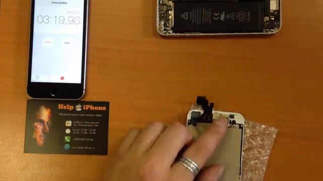 Замена экрана на iphone 5 за пять минут смотреть онлайн