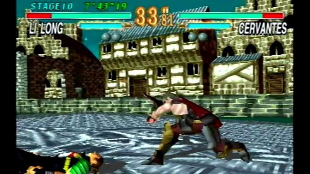 Soul Edge PS1 - Arcade Mode with Li Long