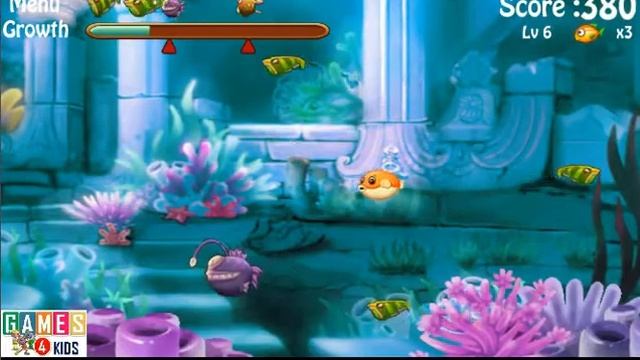 GAMES FOR KIDS:CRAZY FISH EAT FISH | Free Mobile Game | Android Gameplay HD Video смотреть онлайн