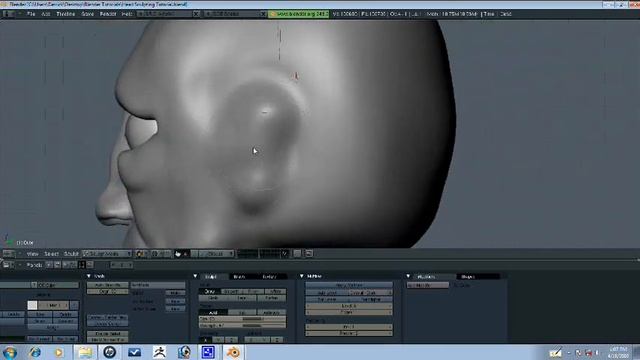 Blender Tutorial - Head Sculpting Part 5/9 смотреть онлайн