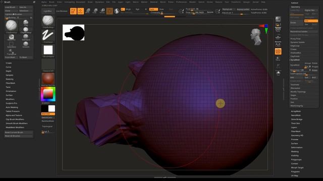 Zbrush Fundamentals - Lesson 4 | Dynamesh vs Zremesher #zbrush #zbrushtutorial #sculpting смотреть онлайн