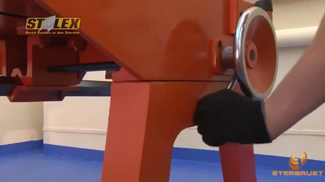 Ручная гильотина сабельного типа Stalex KHS-1250 смотреть онлайн