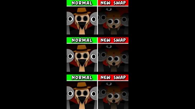 Incredibox Sprunki Swap (Normal VS swapped version in new mod) #incredibox #animation #shorts смотреть онлайн