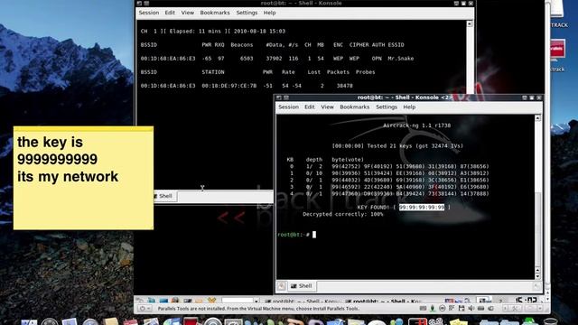 How to Hack Wep Wireless Networks part (2) смотреть онлайн