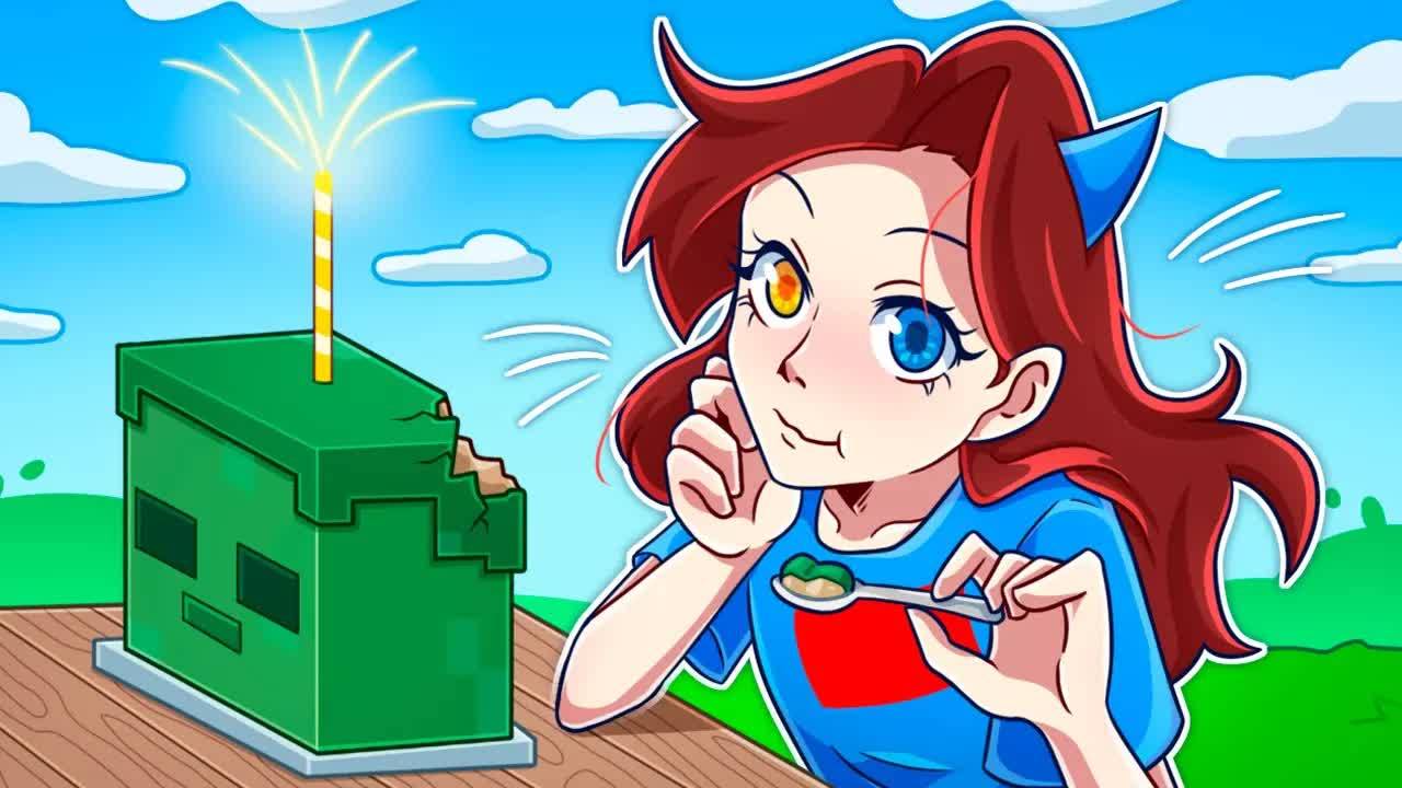 ❤️ Майнкрафт но МОЖНО ЕСТЬ ЛЮБЫХ МОБОВ смотреть онлайн