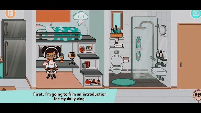 Toca Life World - Daily Vlogger Vacation Routine | Aesthetic Filter | Phone Games | Simulation Game смотреть онлайн