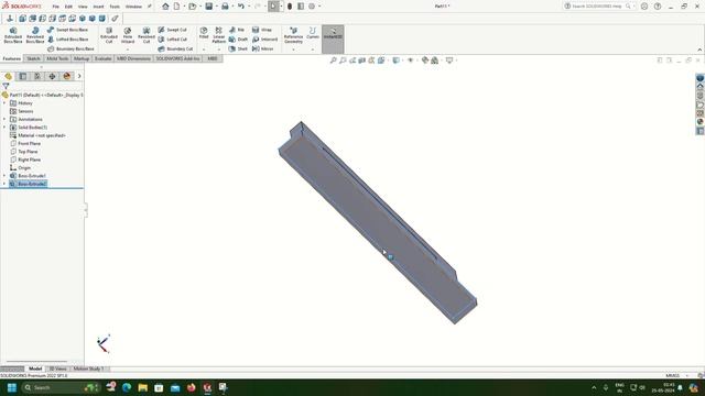 How to make a slider body for slider crank mechanism #solidworks#cad #3D design#part - 5 смотреть онлайн