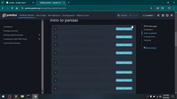How to Install Pandas with python pip on Windows 10/11