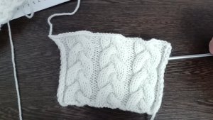 Коса спицами 3×3.