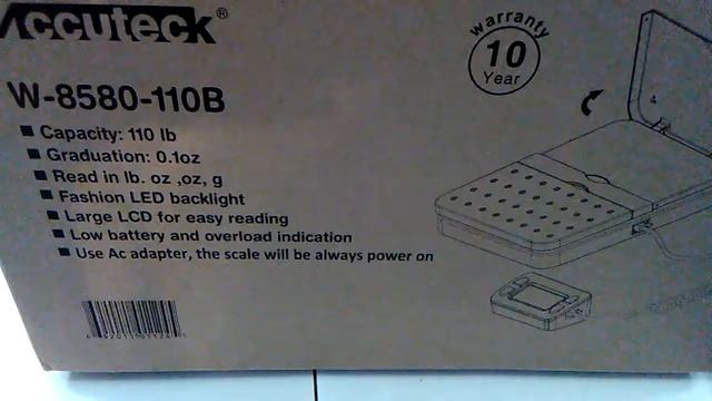 Cutie's new Accuteck digital shipping scale!!! смотреть онлайн