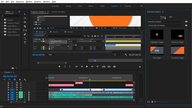 Essential Graphics in Premiere Pro смотреть онлайн