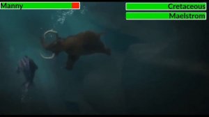 Ice Age: The Meltdown (2006) Final Battle with healthbars